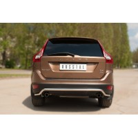 Защита заднего бампера 42 мм для Volvo XC60 2008-2013