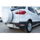 Защита заднего бампера овальная 75х42 мм дуга для Ford Ecosport 2014-2018 артикул FEZ-002061