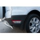 Защита заднего бампера овальная 75х42 мм дуга для Ford Ecosport 2014-2018 артикул FEZ-002061