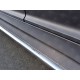 Пороги с площадкой нержавеющий лист 42 мм для Hyundai Creta 2016-2021 артикул HCRL-0024253