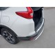 Накладка на задний бампер лист зеркальный для Honda CR-V 2017-2023 артикул HCRN-002838