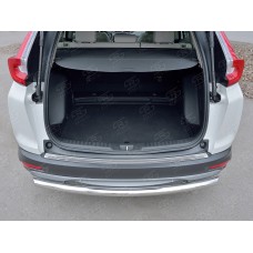 Накладка на задний бампер лист зеркальный для Honda CR-V 2017-2023