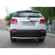 Защита заднего бампера 76 мм для Kia Sorento 2009-2012 артикул KNZ-000005