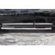 Пороги труба с накладками 76 мм вариант 1 для Nissan Pathfinder 2014-2020 артикул NPT-0020211