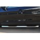 Пороги труба с накладками 76 мм вариант 2 для Nissan Qashqai 2014-2023 артикул NQQT-001792