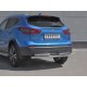 Защита заднего бампера двойная 63-42 мм для Nissan Qashqai 2019-2022 артикул NQSZ-003253