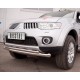 Защита передняя двойная 76-42 мм для Mitsubishi Pajero Sport 2008-2013 артикул PSZ-000921