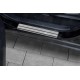 Накладки на пороги Russtal зеркальные для Toyota RAV4 2019-2023 артикул TR4Z19-01