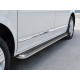 Пороги с площадкой нержавеющий лист 42 мм правый для Volkswagen Caravelle/Multivan/Transporter 2015-2023 артикул VCTL-0023153