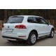 Пороги труба с накладками вариант 1 76 мм для Volkswagen Touareg 2010-2014 артикул VTT-0007021