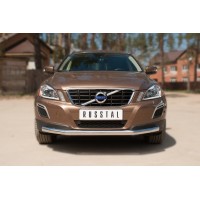 Защита переднего бампера 57 мм для Volvo XC60 2008-2013