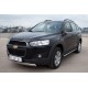 Защита переднего бампера 75х42 овал для Chevrolet Captiva 2011-2013 артикул CHCZ-000826