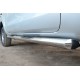 Пороги труба с накладками 76 мм вариант 1 для Ford Ranger 2012-2015 артикул FRT-0012981