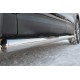 Пороги труба с накладками 76 мм вариант 3 для Hyundai Santa Fe 2012-2015 артикул HSFT-0012243