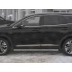 Пороги труба 42 мм для Hyundai Santa Fe 2018-2024 артикул HSFT-003173