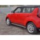 Пороги труба 42 мм вариант 1 для Kia Soul 2016-2024 артикул KSOT-0027521