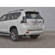 Защита заднего бампера двойная для Toyota Land Cruiser Prado 150 2019-2020 артикул LCPZ-003304