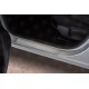 Накладки на пороги Russtal шлифованные для Lada XRay 2016-2022 артикул LDXRY15-02