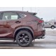 Защита заднего бампера 63 мм для Lexus NX-200 2014-2017 артикул LNXZ-002584