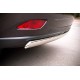 Защита заднего бампера овальная 75х42 мм для Lexus RX270/350/450 2009-2015 артикул LRXZ-000413