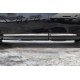 Пороги труба с накладками 76 мм вариант 2 для Nissan Pathfinder 2014-2020 артикул NPT-0020212