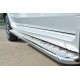 Пороги с площадкой алюминиевый лист 42 мм для Nissan Terrano 2014-2022 артикул NTRL-001794