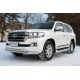 Защита передняя двойная 76-63 мм для Toyota Land Cruiser 200 2015-2024 артикул TLCZ-002163