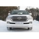 Защита передняя двойная 76-63 мм для Toyota Land Cruiser 200 2015-2024 артикул TLCZ-002163