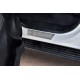 Накладки на пороги, шлифованные для Toyota Hilux/ Hilux Black Onyx 2015-2023 артикул TOHIL15-02