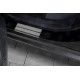 Накладки на пороги Russtal шлифованные для Toyota RAV4 2019-2023 артикул TR4Z19-02