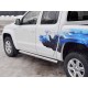 Пороги труба 76 мм вариант 2 для Volkswagen Amarok 2016-2023 артикул VAMT-0025412