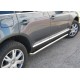 Пороги труба 76 мм вариант 1 для Volkswagen Touareg 2007-2010 артикул VWT-000703