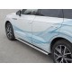 Пороги труба овальная с проступью 120х60 мм для Volkswagen Touareg 2018-2024 артикул VWTO-003063