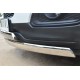 Защита передняя овальная двойная 75х42 мм для Chevrolet Captiva 2013-2018 артикул CAPZ-001744