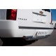 Защита заднего бампера двойная 76-63 мм для Chevrolet Tahoe 2006-2014 артикул CTHZ-000932