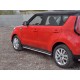 Пороги труба 42 мм вариант 3 для Kia Soul 2016-2024 артикул KSOT-0027523