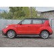 Пороги труба 42 мм вариант 3 для Kia Soul 2016-2023 артикул KSOT-0027523