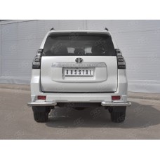 Защита задняя уголки для Toyota Land Cruiser Prado 150 2019-2020