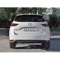 Защита заднего бампера дуга 63 мм для Mazda CX-5 2017-2023