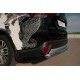 Защита заднего бампера 63 мм для Mitsubishi Outlander 2015-2018 артикул MOZ-002113