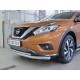 Защита передняя двойная 63-42 мм для Nissan Murano 2016-2022 артикул NMUZ-002402