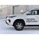 Защита передняя двойная 63-63 мм для Toyota Fortuner 2020-2023 артикул TFRZ-003527
