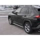 Пороги труба 63 мм вариант 3 для Toyota RAV4 2019-2024 артикул TR4T-0033663