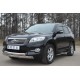 Защита передняя овальная двойная 75х42 мм для Toyota RAV4 2010-2013 артикул TRZ-100507