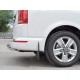 Защита заднего бампера овальная 75х42 мм для Volkswagen Caravelle/Multivan/Transporter 2015-2023 артикул VCTZ-002318