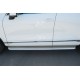 Пороги с площадкой алюминиевый лист 63 мм вариант 1 для Volkswagen Touareg 2014-2017 артикул VWTL-0021321