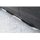 Пороги труба с накладками вариант 1 76 мм для Honda CR-V 2010-2012 артикул HNT-0002291
