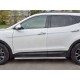 Пороги труба 63 мм вариант 2 для Hyundai Santa Fe 2015-2018 артикул HSFPT-0024452