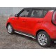 Пороги труба 63 мм вариант 1 для Kia Soul 2016-2024 артикул KSOT-0027531