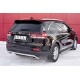 Защита заднего бампера волна под машину 42 мм для Kia Sorento Prime 2015-2017 артикул KSPZ-002217